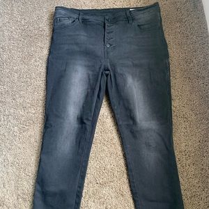 Bridge by fly gray black skinny jeans